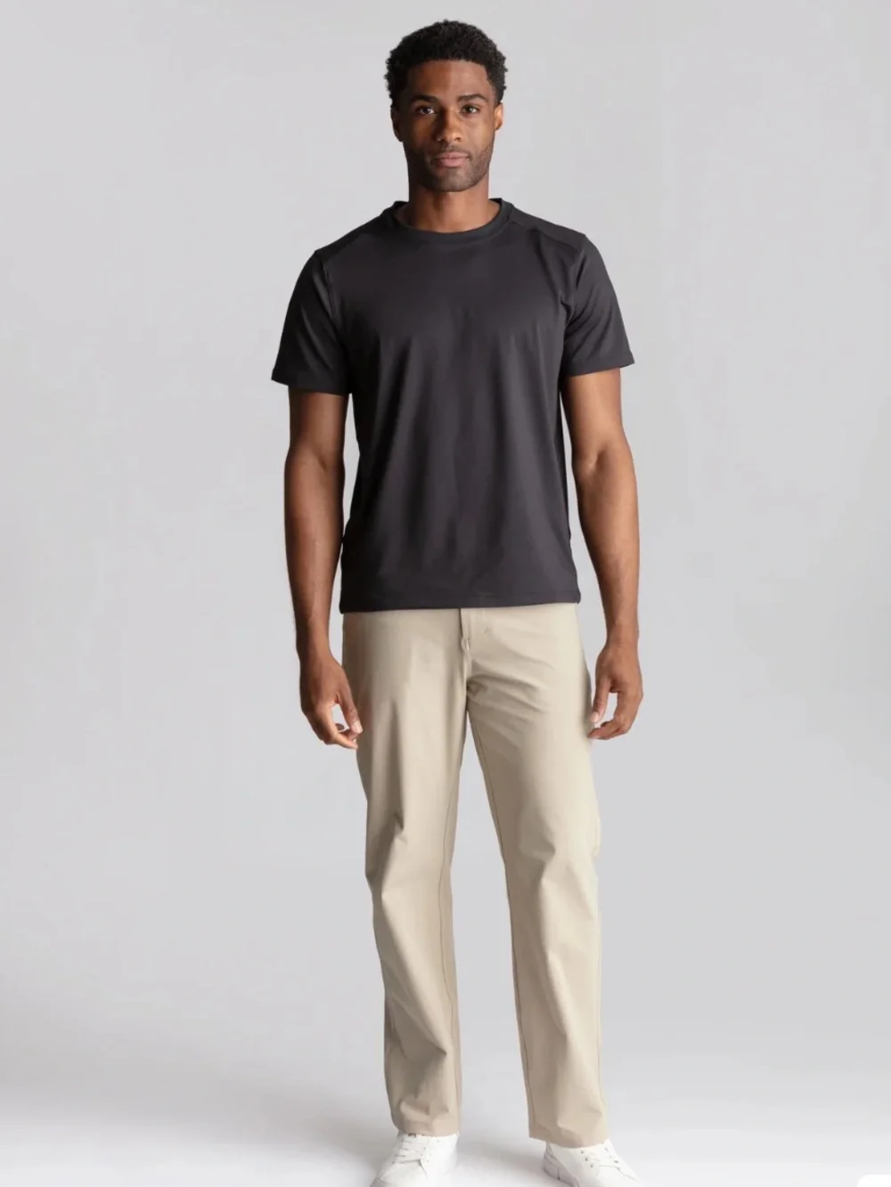 Birddogs Boom Pants Tan Khaki Size 36 X 32 Performance Stretch Office Golf